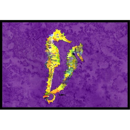 Carolines Treasures 18 x 27 in. The Couple Seahorse Indoor Or Outdoor Mat 8661MAT